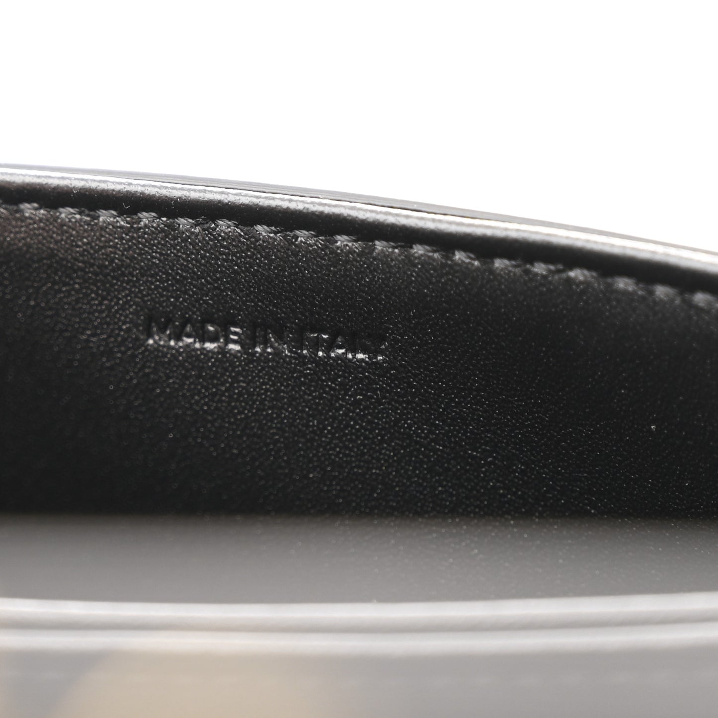 Shiny Calfskin Teen Triomphe Black