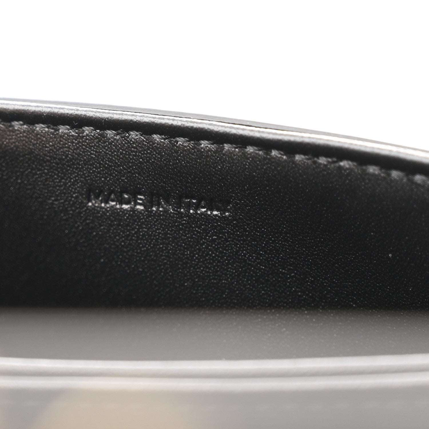 Celine Shiny Calfskin Teen Triomphe Black 7 of 10