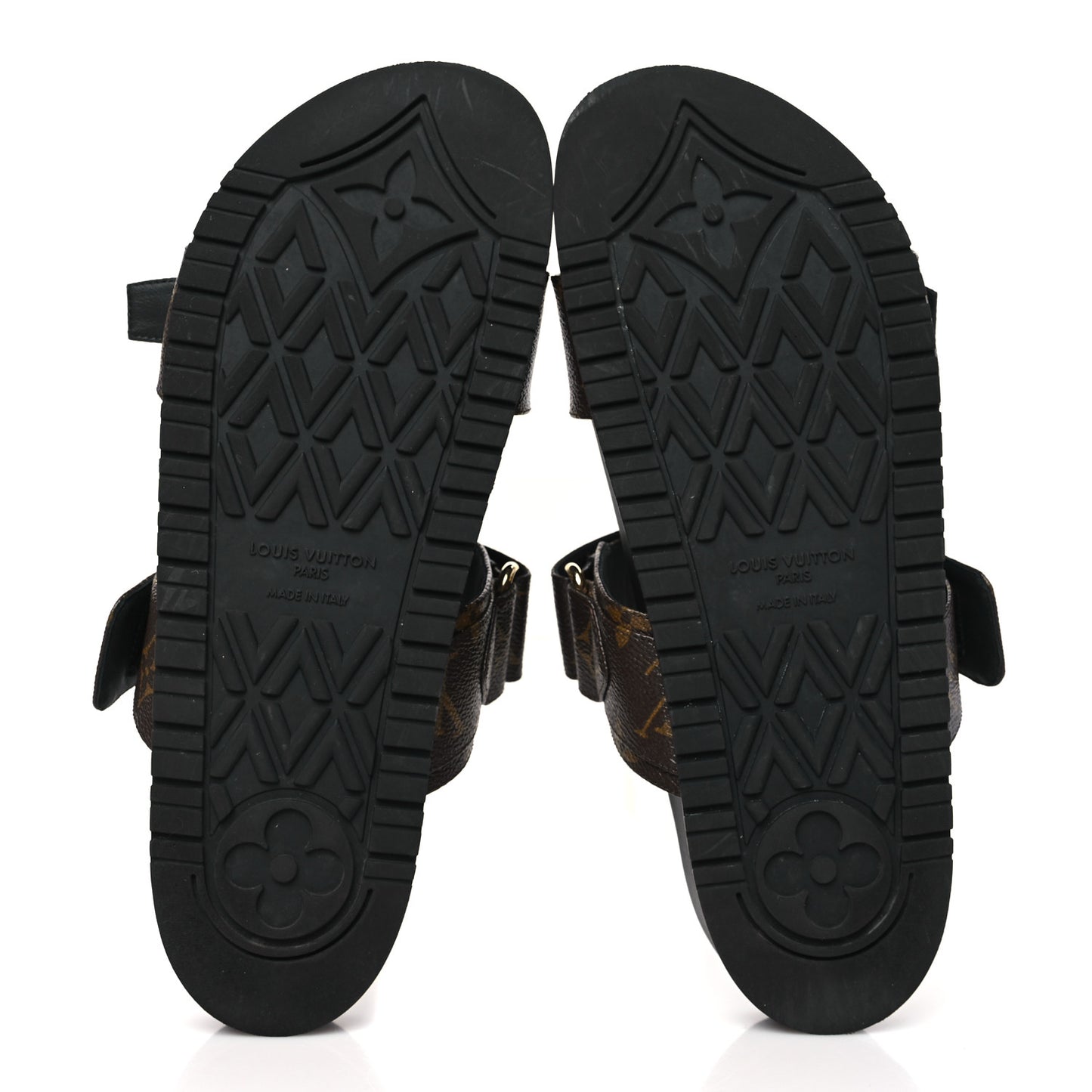 Monogram Bom Dia Mule Sandals 40 Black