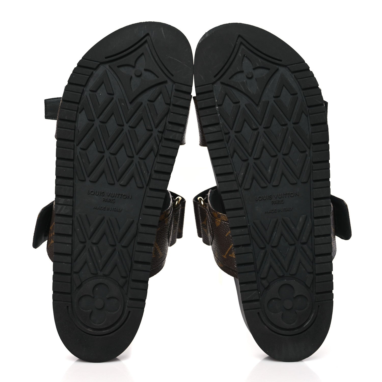 Louis Vuitton Monogram Bom Dia Mule Sandals 40 Black 5 of 9