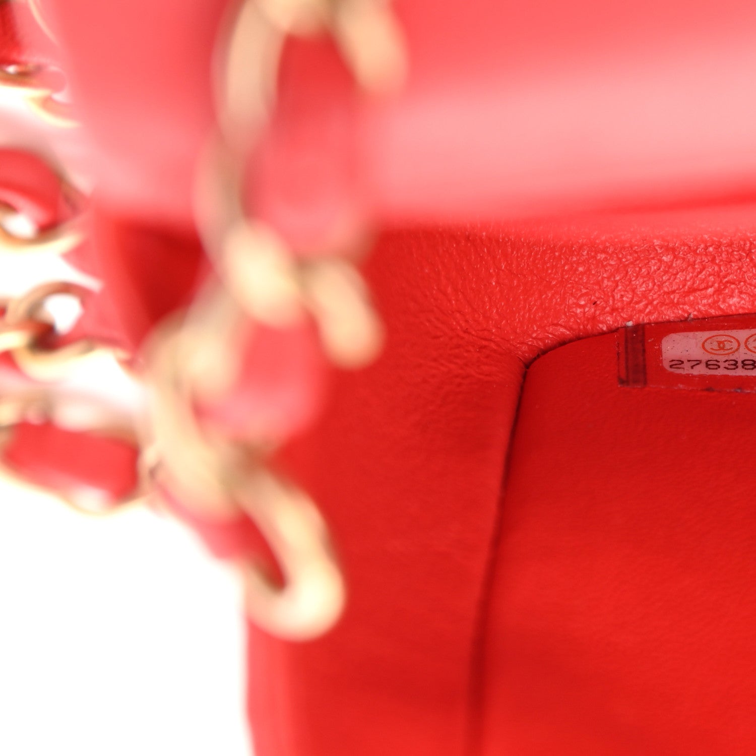 Chanel Lambskin Quilted Mini Rectangular Flap Red 5 of 13