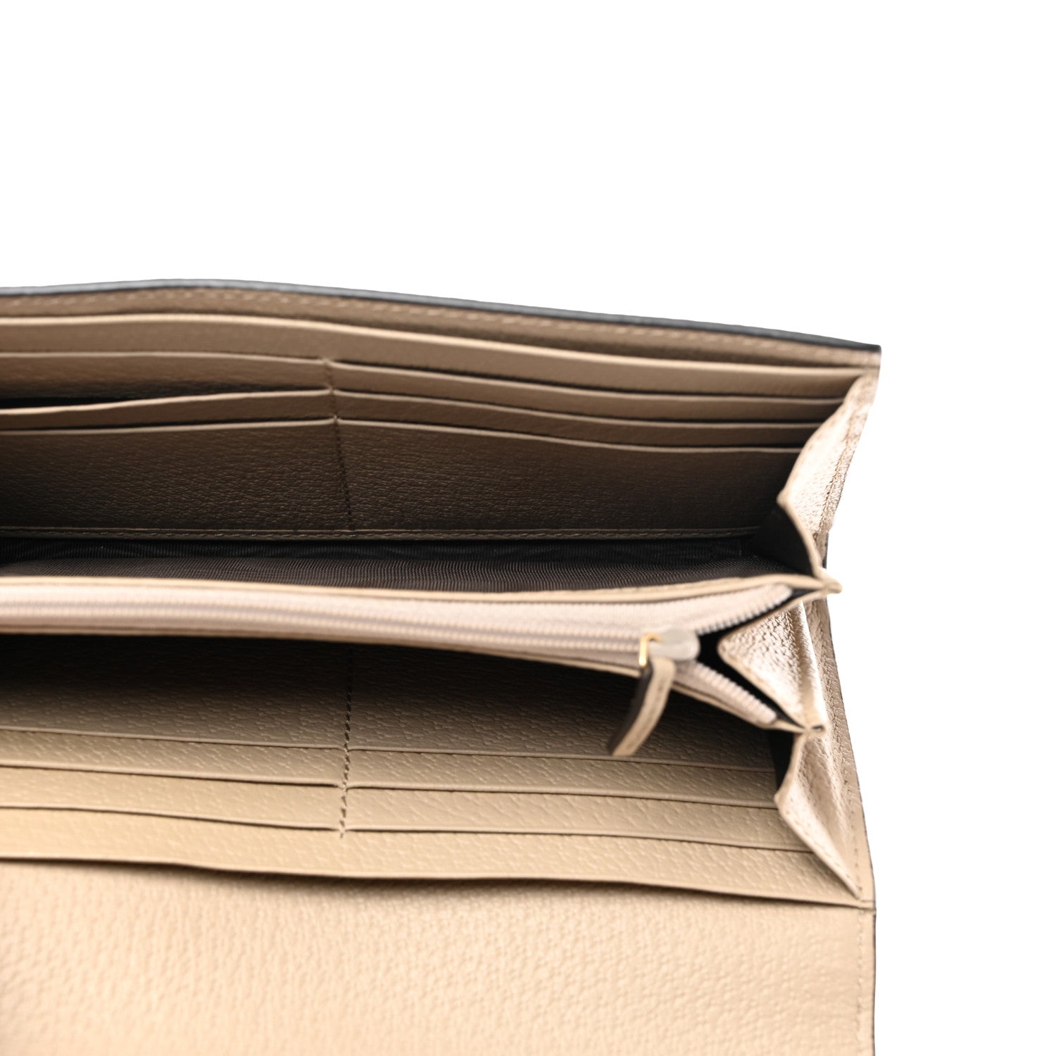 Gucci GG Supreme Monogram Web Ophidia Continental Wallet Beige Mystic White Oatmeal 5 of 7