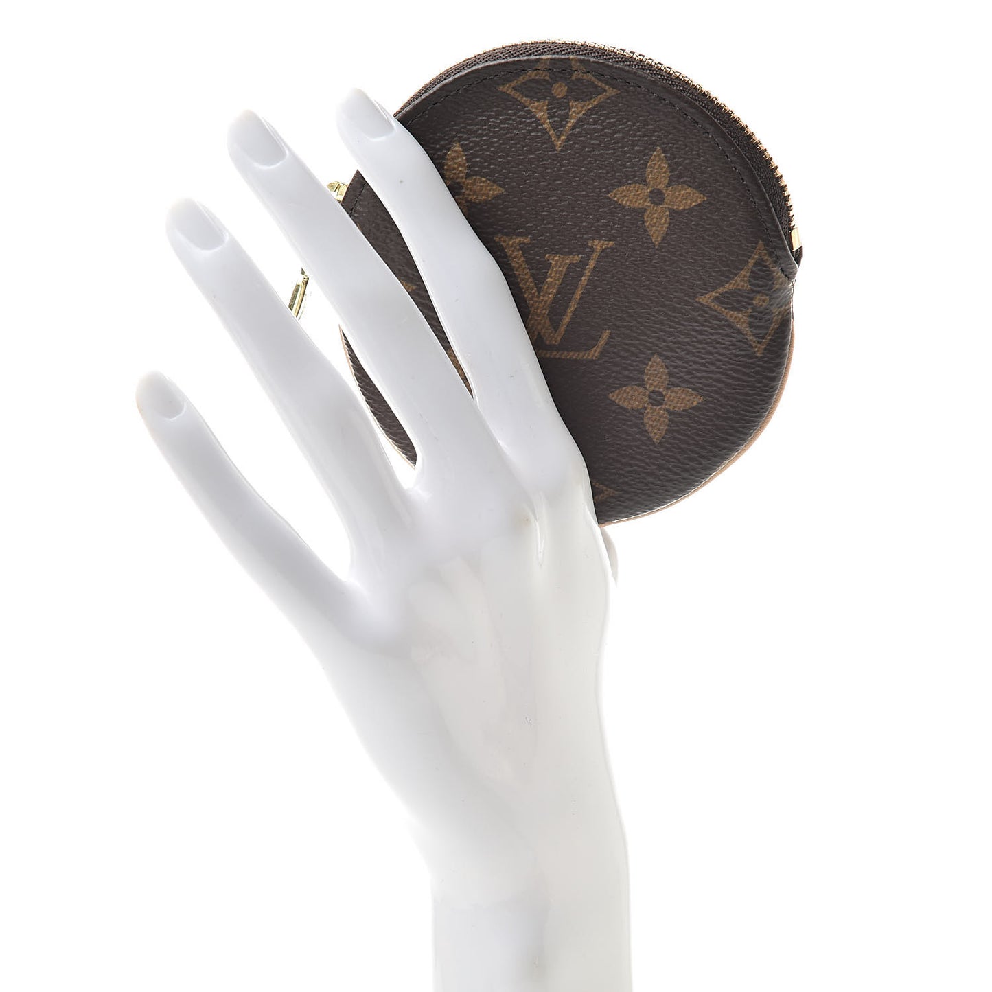 Monogram Round Coin Purse