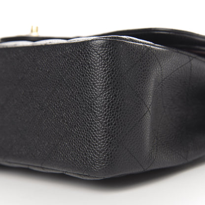 Chanel Caviar Quilted Jumbo Double Flap Black 9 of 11