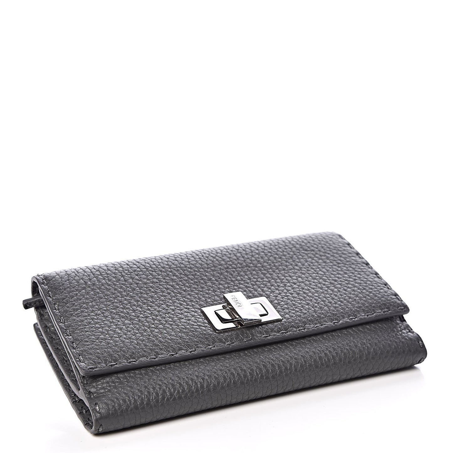 Cuoio Romano Selleria Peekaboo Continental Wallet Asfalto