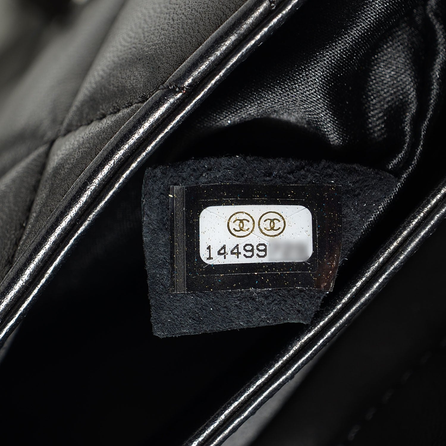Chanel Lambskin Quilted Mini Chanel 3 Flap Black 10 of 10