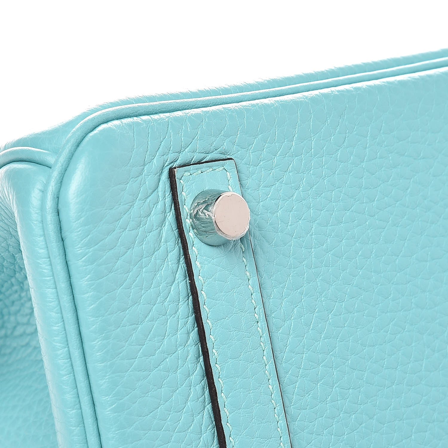 Hermes Taurillon Clemence Birkin 30 Bleu Atoll 28 of 34