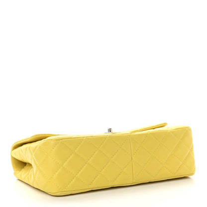 Chanel Lambskin Quilted Jumbo Single Flap Yellow 3 of 9