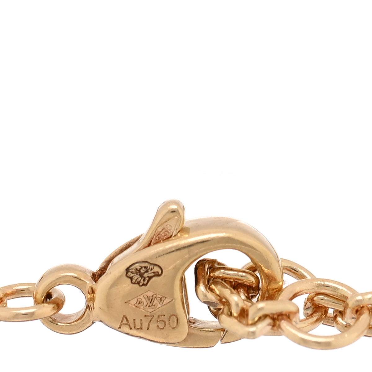Louis Vuitton 18K Yellow Gold Diamond Idylle Blossom Monogram Bracelet 3 of 3