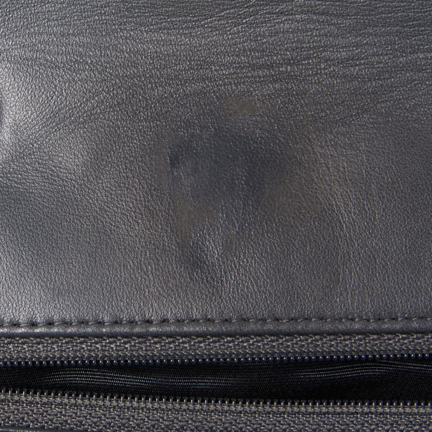 Lambskin Quilted Jumbo Single Flap Bijoux Chain Dark Grey