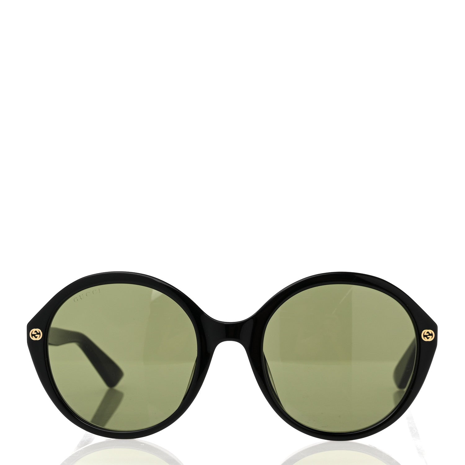 Gucci Acetate Round Sunglasses GG0023S Black 2 of 8
