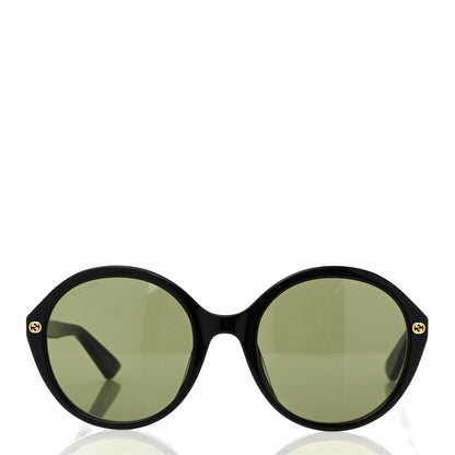 Gucci Acetate Round Sunglasses GG0023S Black 2 of 8