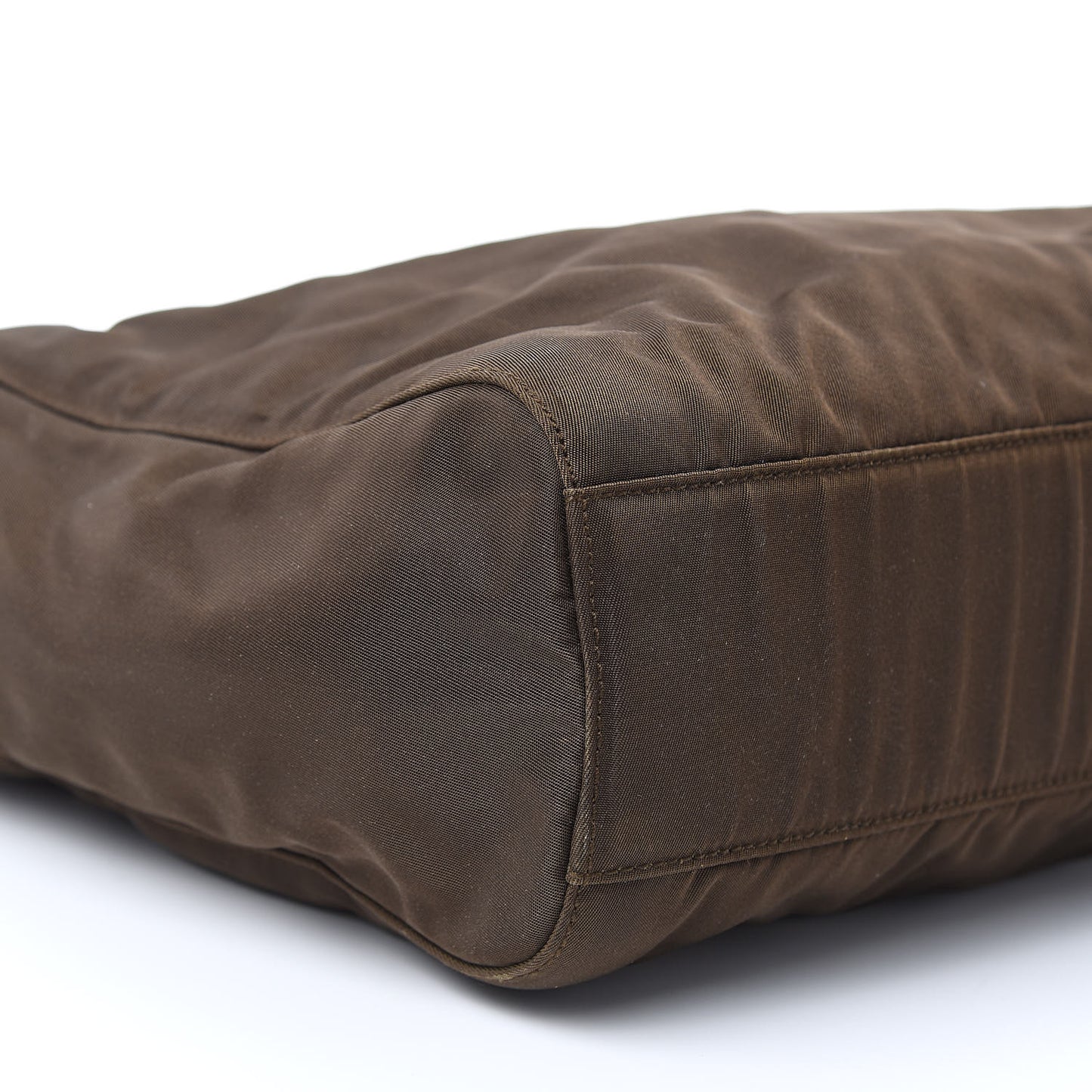 Tessuto Nylon Catena Shoulder Bag Muschio