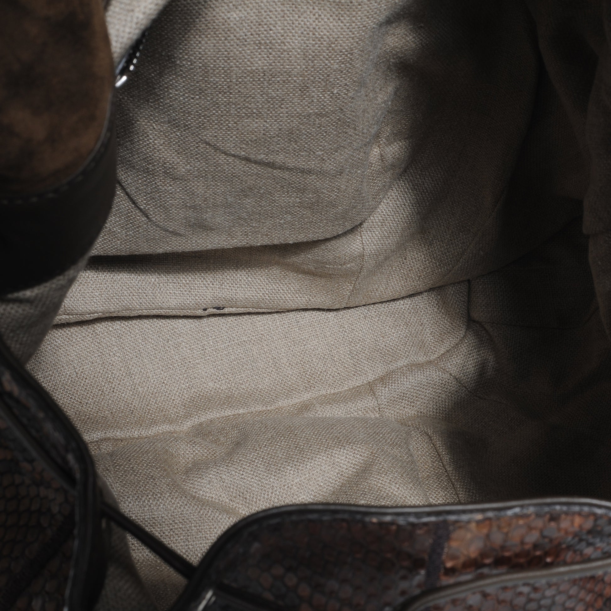 Gucci Python Messenger Bag Brown 8 of 8