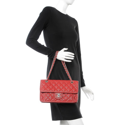 Chanel Caviar Quilted Medium French Riviera Flap Red 2 of 11