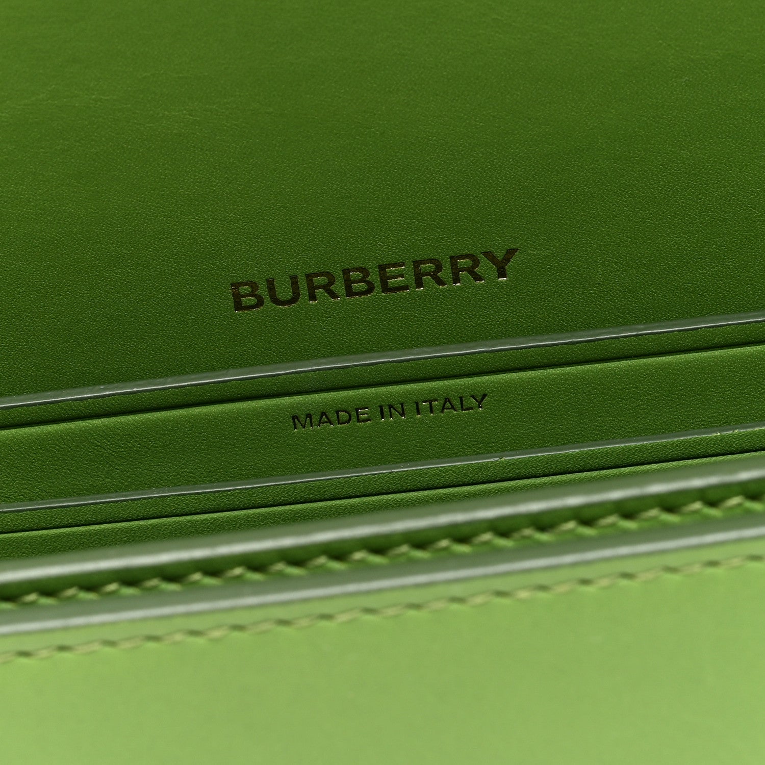 Burberry Calfskin Small Olympia Shoulder Bag Marsh Green 6 of 9