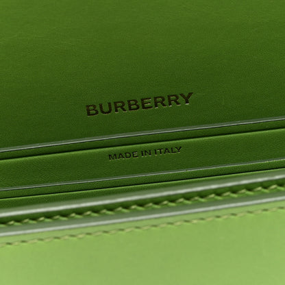 Burberry Calfskin Small Olympia Shoulder Bag Marsh Green 6 of 9