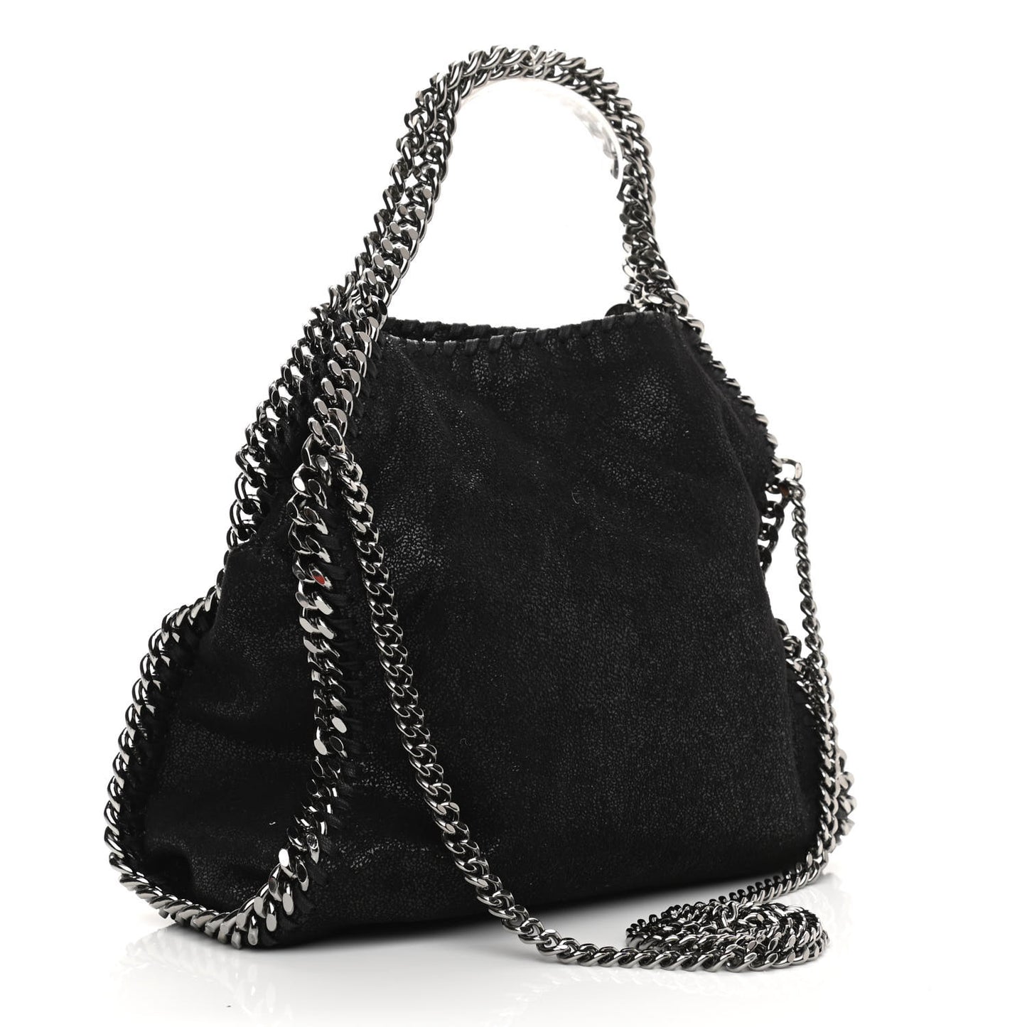 Shaggy Deer Falabella Mini Crossbody Bag Black