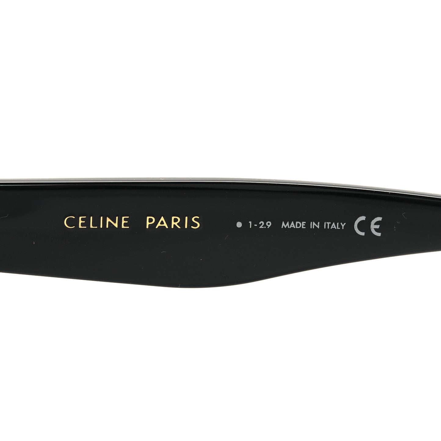 Acetate Studded Mineral Round Sunglasses CL40031N Black