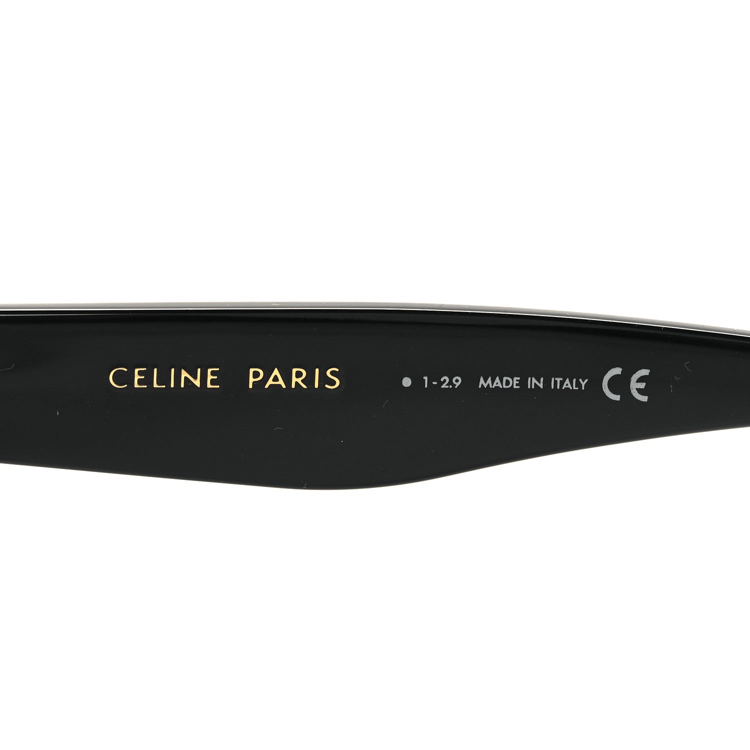 Celine Acetate Studded Mineral Round Sunglasses CL40031N Black 5 of 9