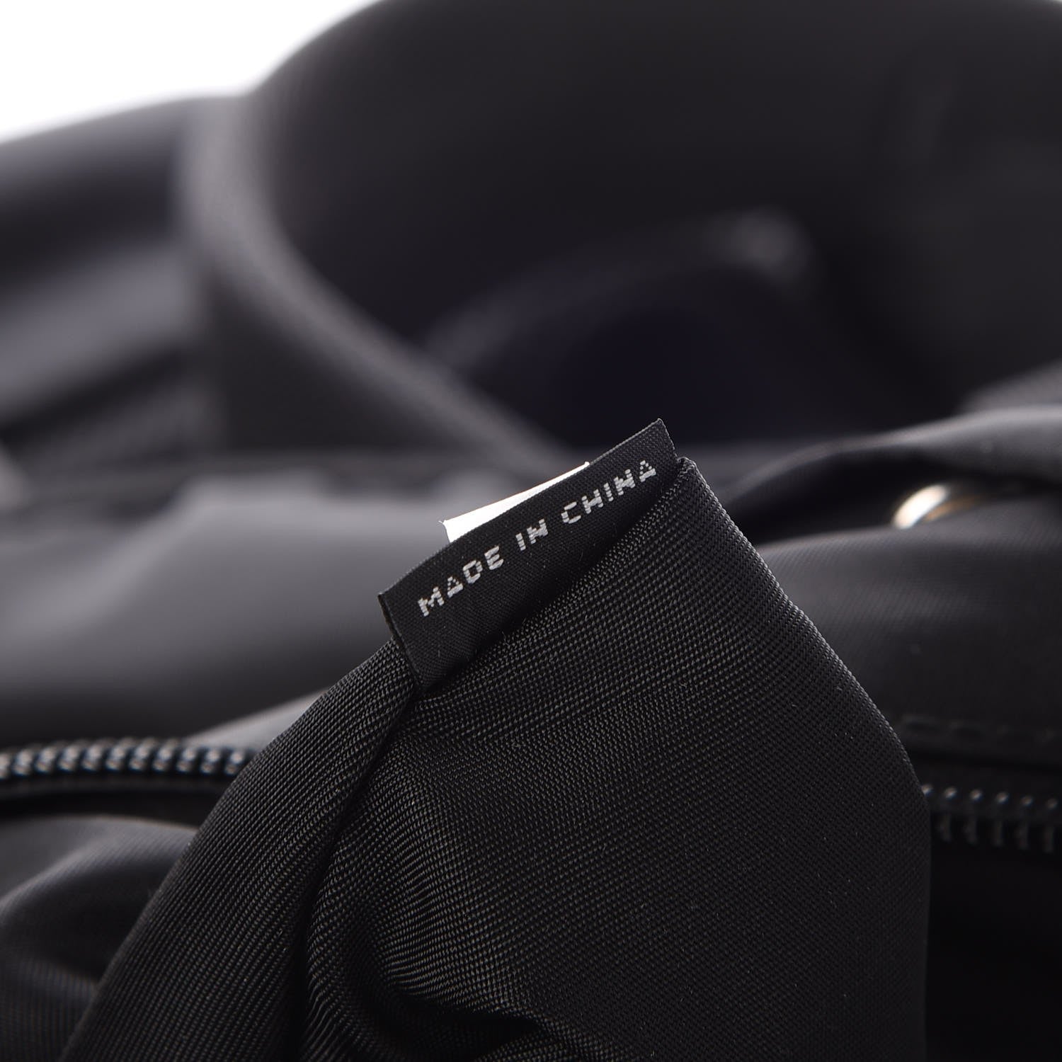 Prada Tessuto Nylon Double Buckle Backpack Black 7 of 9