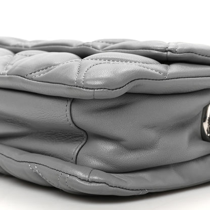 Marc Jacobs Lambskin Quilted Pillow Bag Grey 8 of 8
