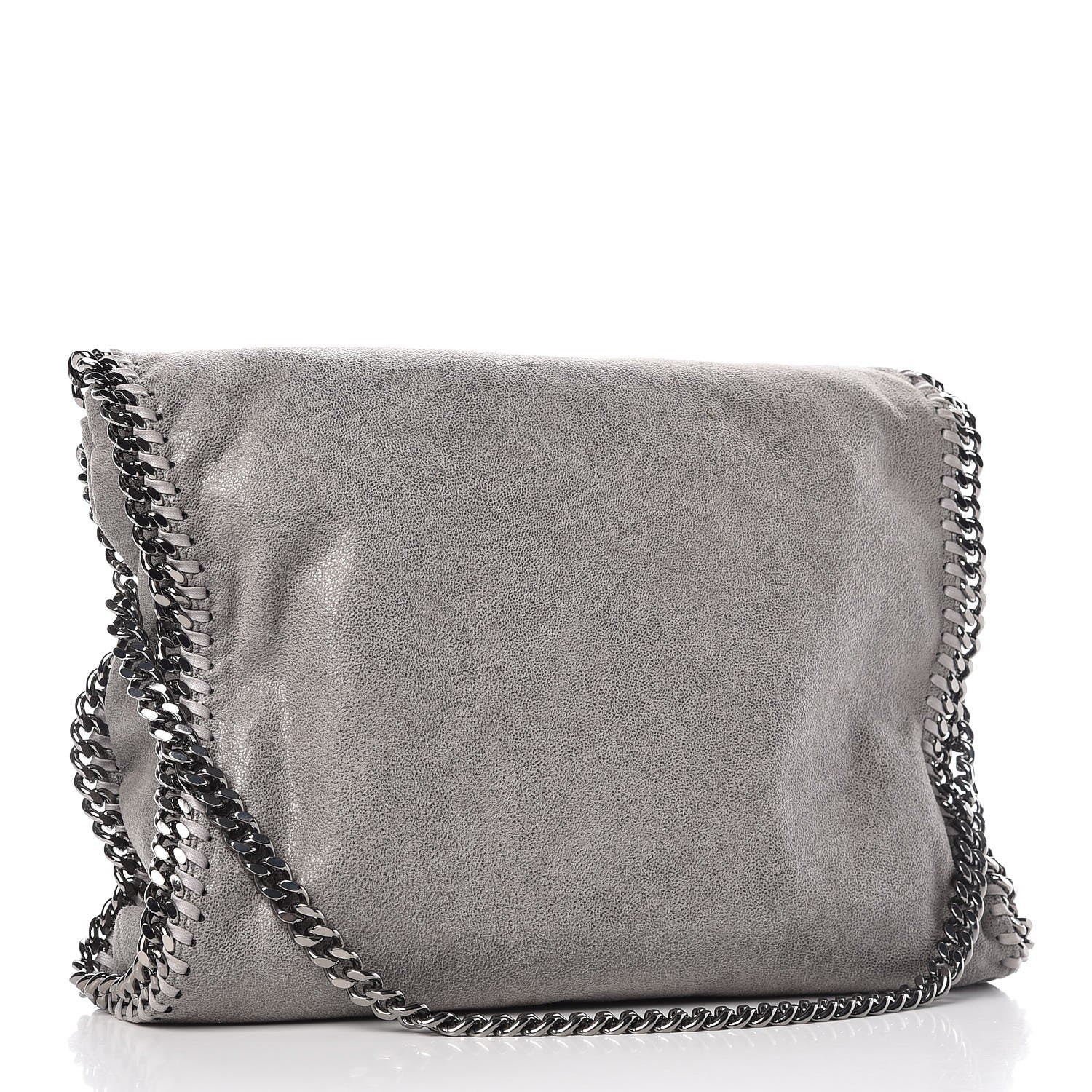 Stella McCartney Shaggy Deer Falabella Fold Over Tote Grey 3 of 7