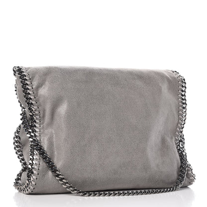 Stella McCartney Shaggy Deer Falabella Fold Over Tote Grey 3 of 7