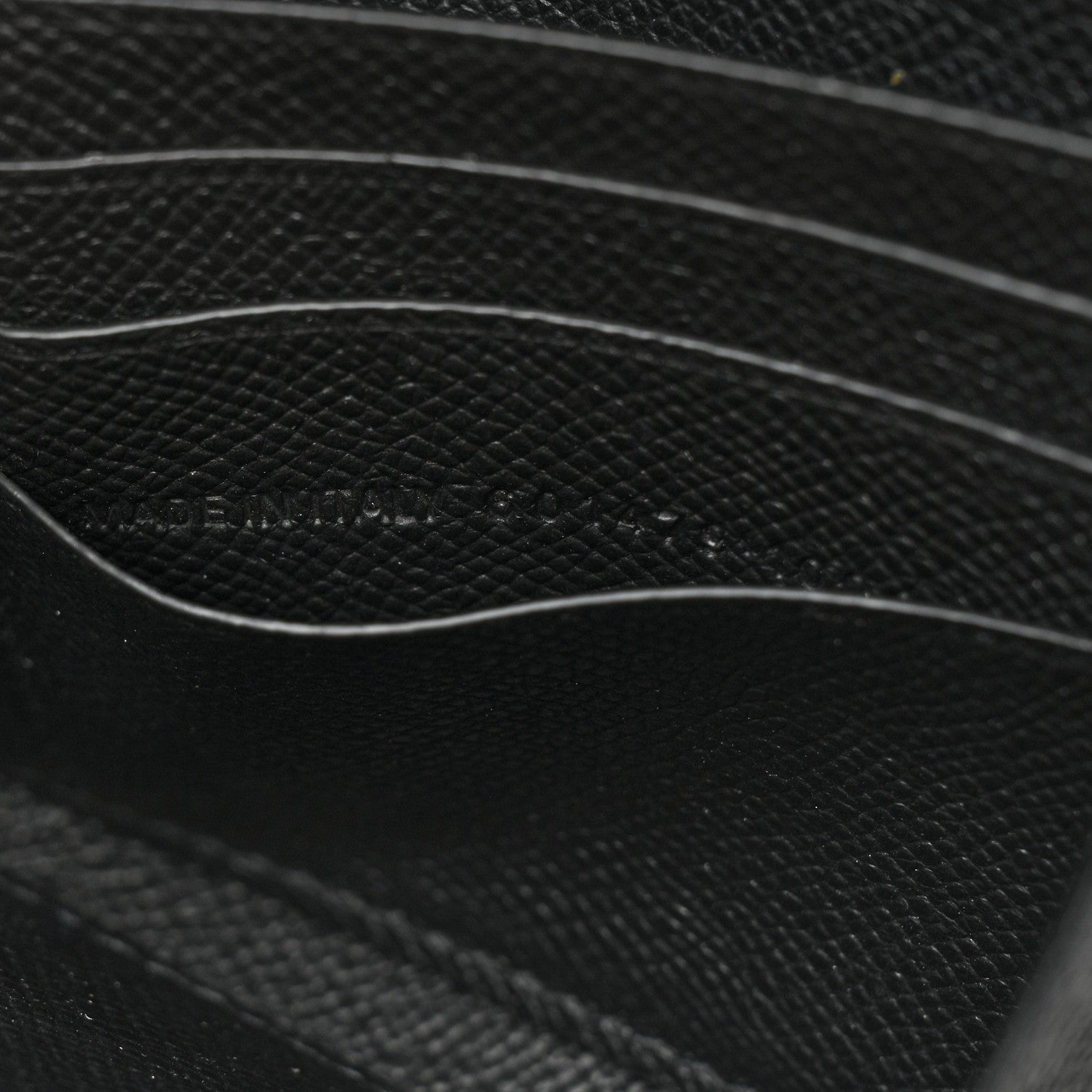 Balenciaga Grained Calfskin BB Thin Money Wallet Black 9 of 14