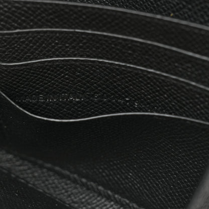 Balenciaga Grained Calfskin BB Thin Money Wallet Black 9 of 14