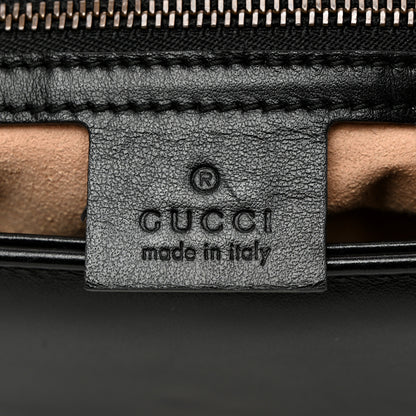 Gucci Calfskin Matelasse Small GG Marmont Shoulder Bag Black 7 of 15