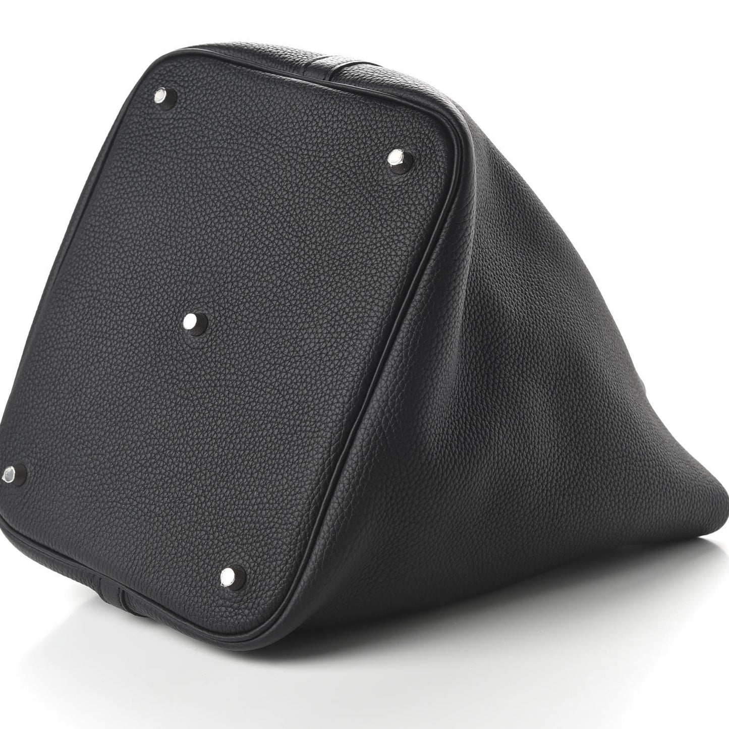 Taurillon Clemence Picotin Lock 26 GM Black