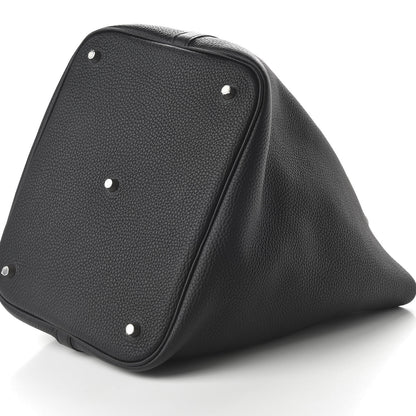 Hermes Taurillon Clemence Picotin Lock 26 GM Black 7 of 10