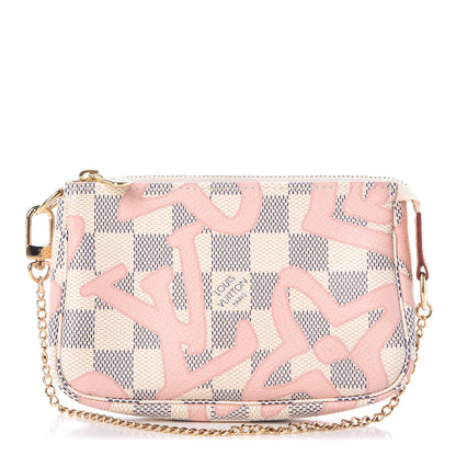 Louis Vuitton Damier Azur Tahitienne Mini Pochette Accessories 1 of 8