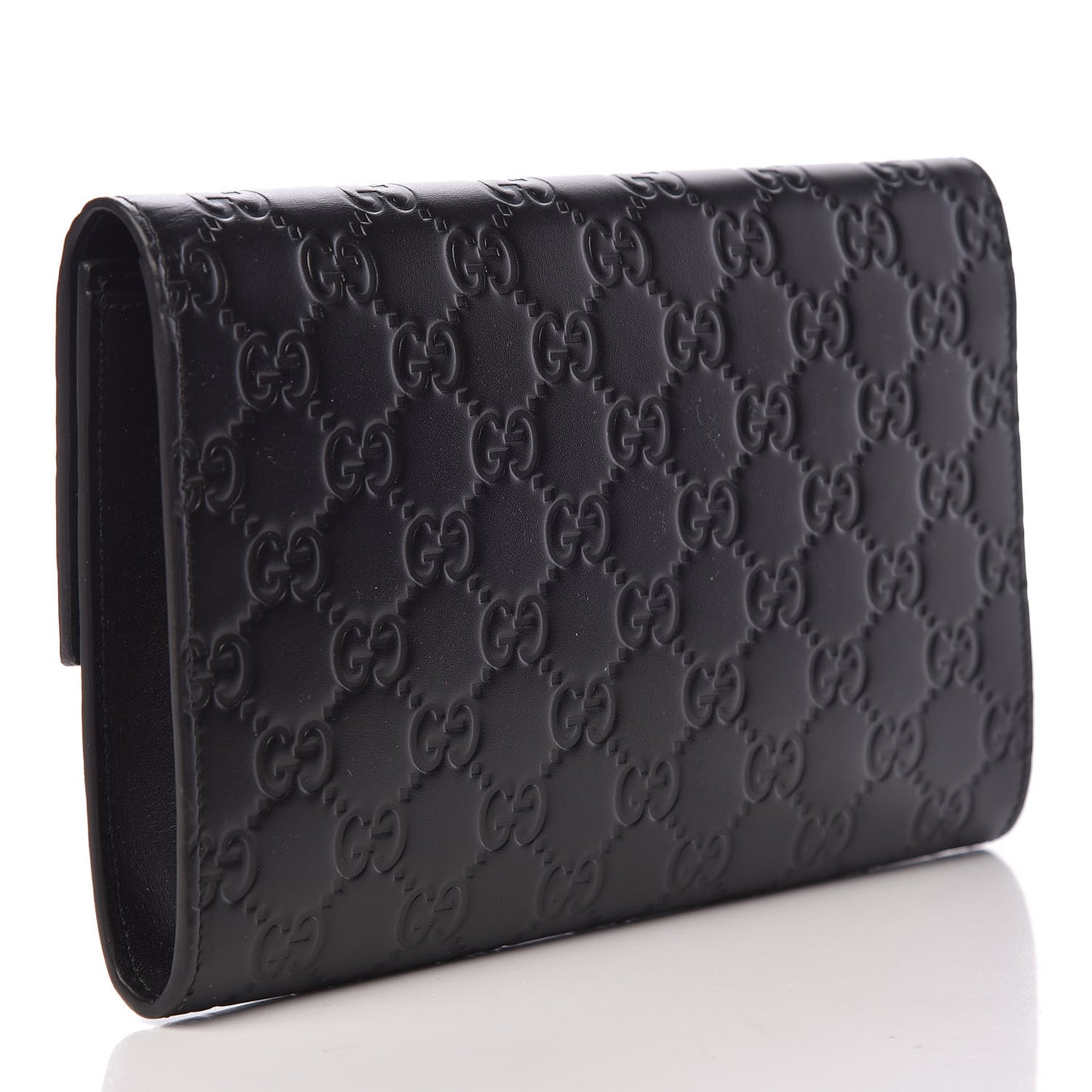 Guccissima Padlock Clutch Black