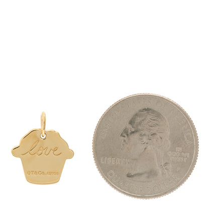 Tiffany 18K Yellow Gold Love Muffin Charm 2 of 3