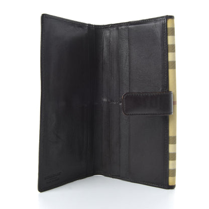 Burberry House Check Continental Wallet Chocolate 6 of 8