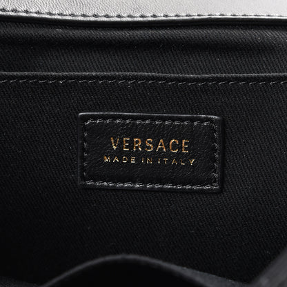 Versace Nappa Quilted Barocco Print Icon Shoulder Bag Black 5 of 9