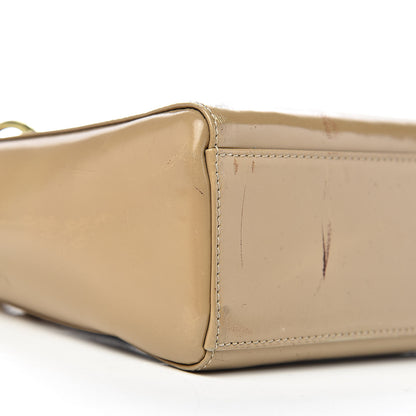 Christian Dior Patent Mini Lady Dior Beige 16 of 19