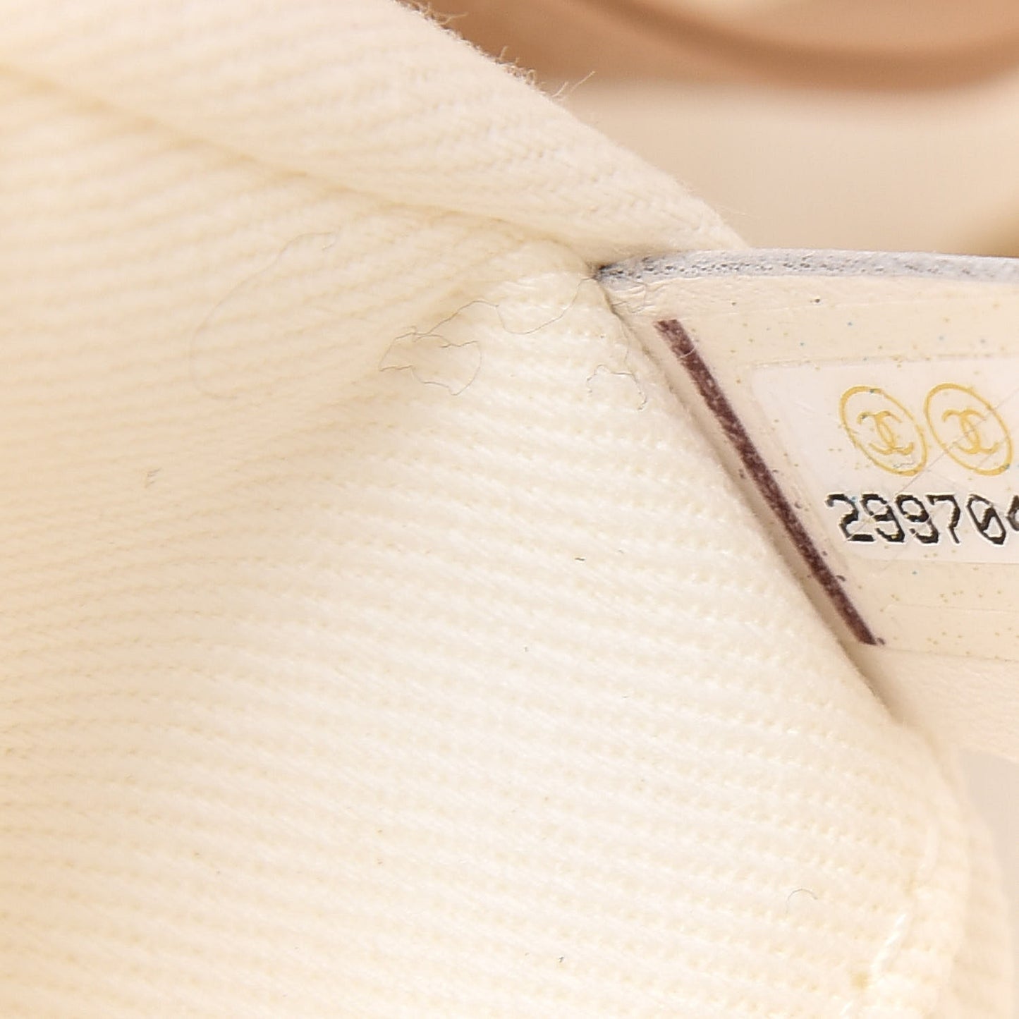 Canvas Pearl Large Deauville Tote Ecru Beige