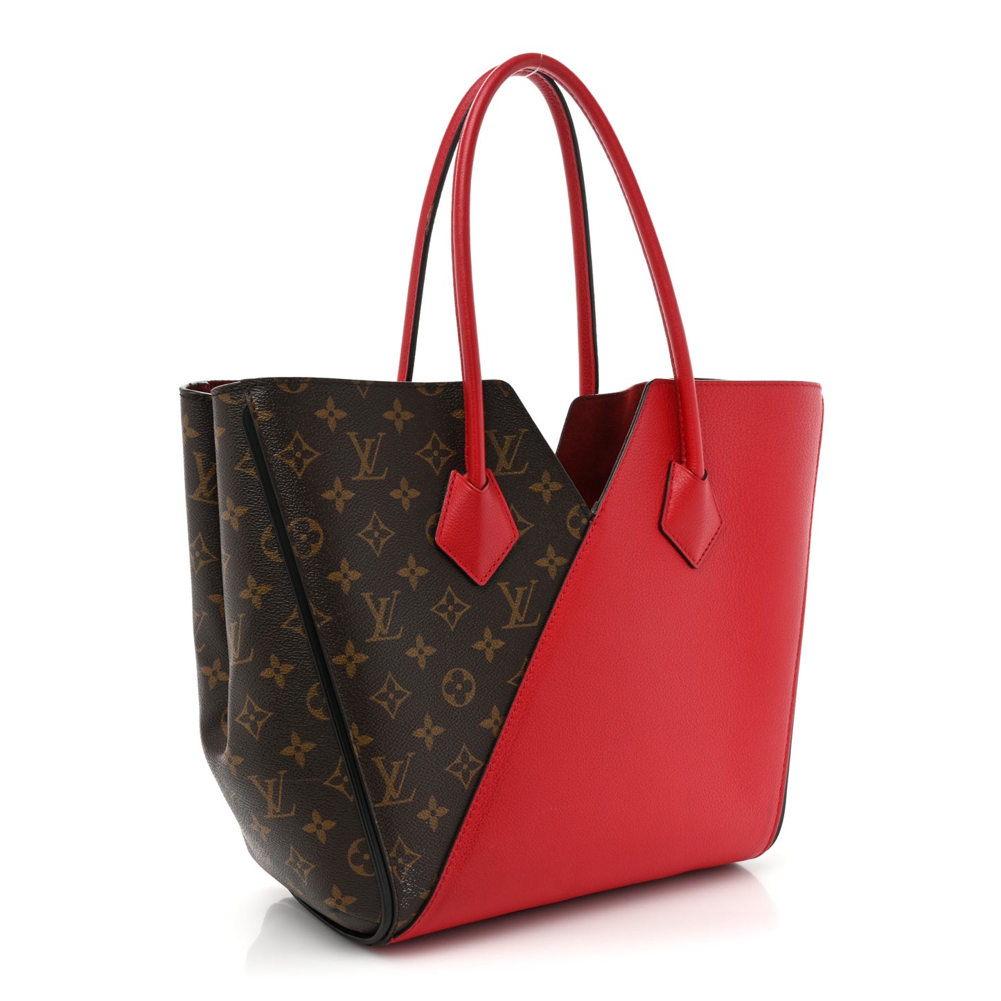Calfskin Monogram Kimono Tote Cherry