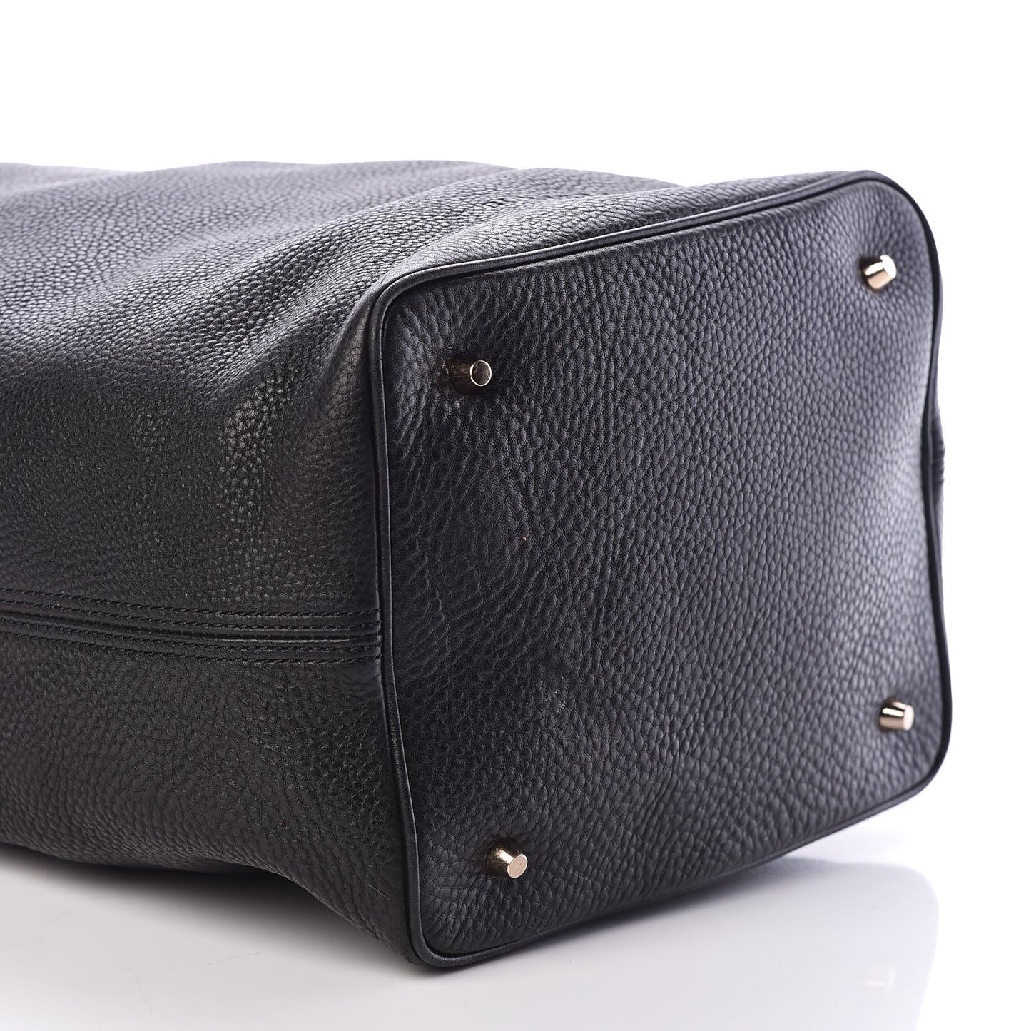 Grainy Calfskin Medium Susanna Hobo Black