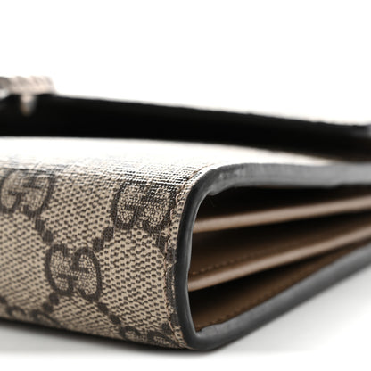 Gucci GG Supreme Monogram Mini Dionysus Chain Wallet Beige Taupe 10 of 11