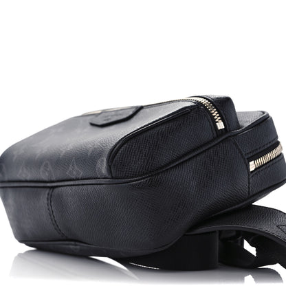 Louis Vuitton Taiga Monogram Eclipse Outdoor Bum Bag Black 8 of 10
