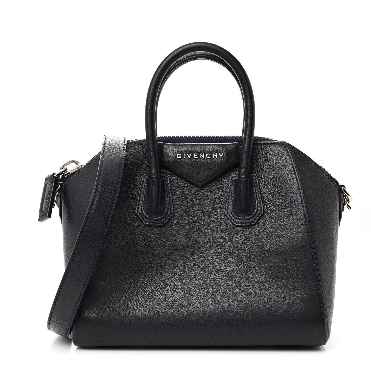 Givenchy Sugar Goatskin Mini Antigona Navy 1 of 12