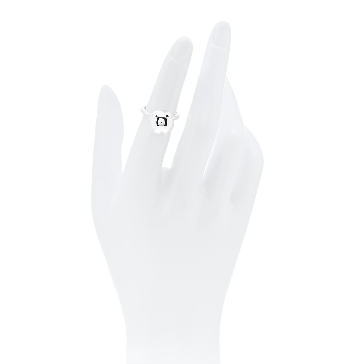 Sterling Silver 12mm Hardwear Ball Ring 47 4.25