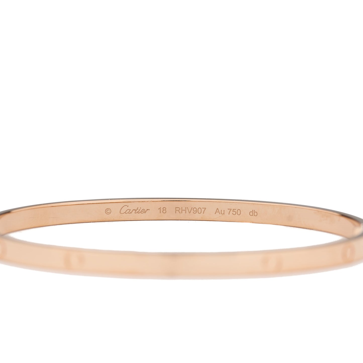 18K Pink Gold Small LOVE Bracelet 18