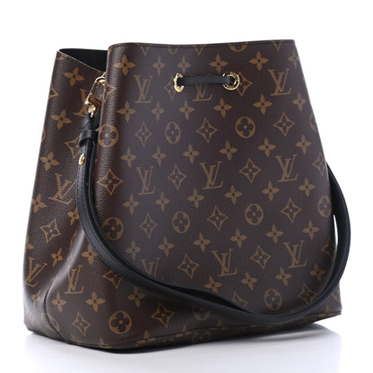 Louis Vuitton Monogram Neonoe MM Black 2 of 4