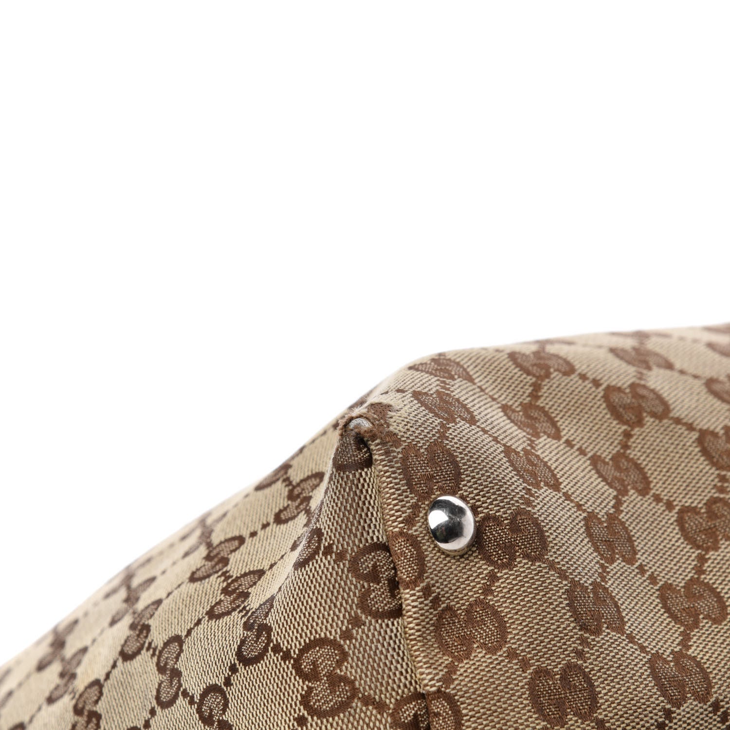 Gucci Monogram Medium Icon Bit Tote Dark Brown 8 of 14