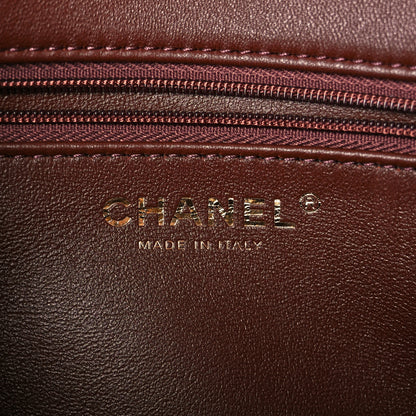 Chanel Shearling Lambskin Quilted Furry Coco Flap Dark Brown Beige 6 of 12